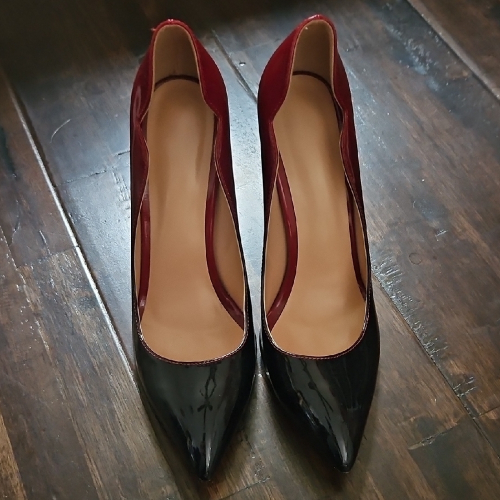 Elegant Black and Red Women's Heels
